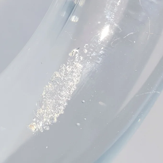 Pichet en verre givré avec dorures 1L5 8