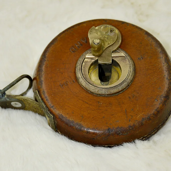 Décamètre Chastermans Sheffield 10 m En Cuir N° 1534 9
