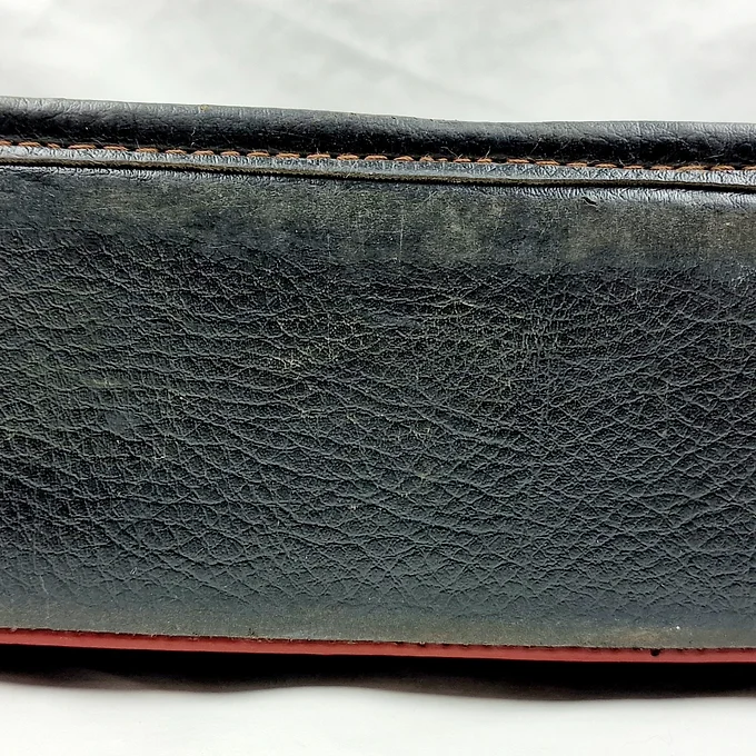 Ancienne petite sacoche / valise / valisette 12