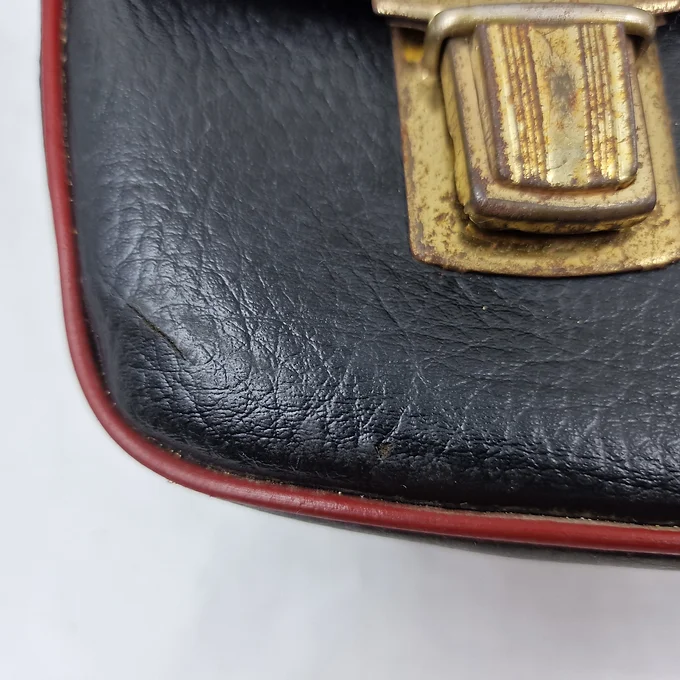 Ancienne petite sacoche / valise / valisette 6